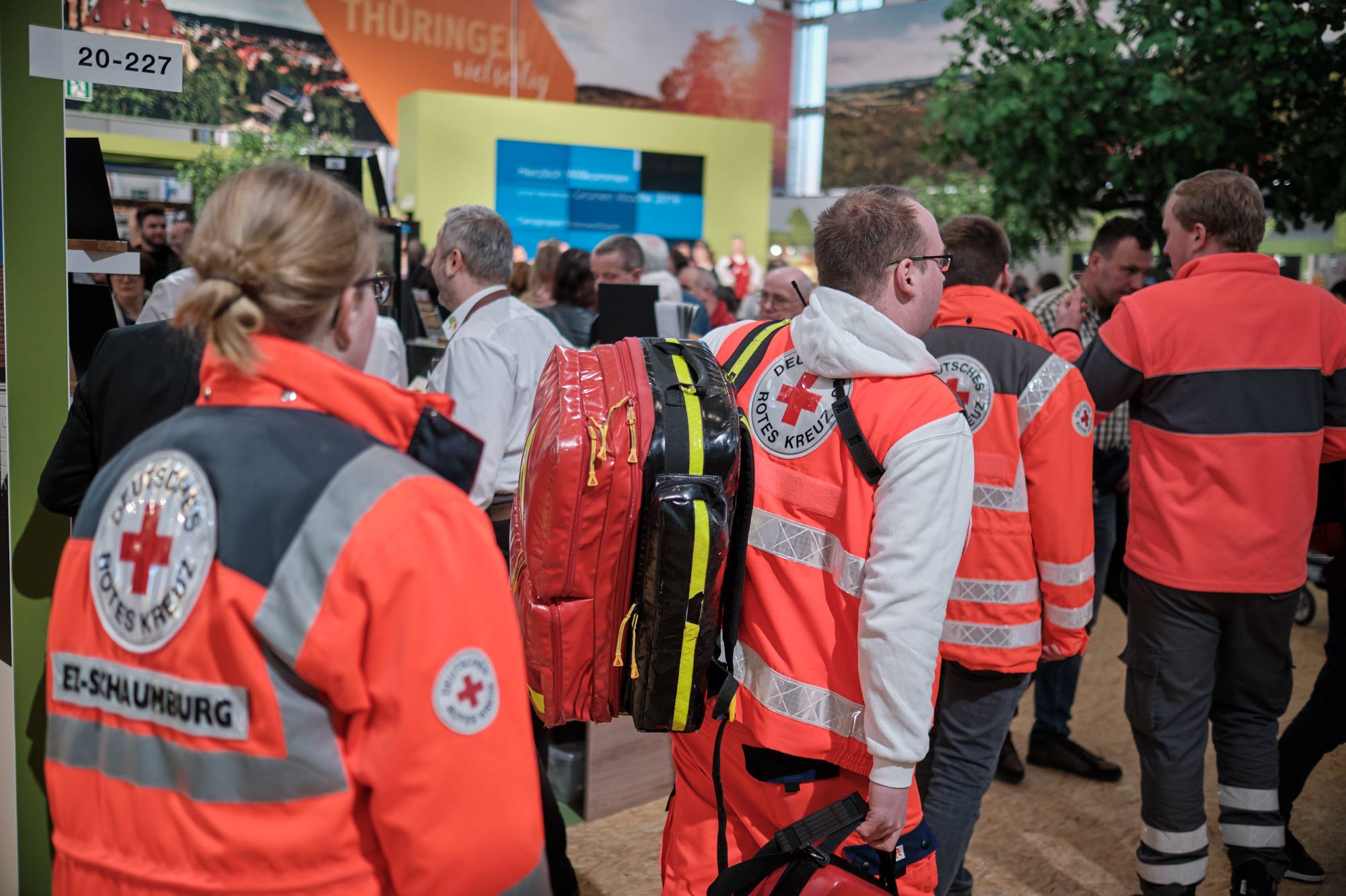 DRK hilft bei der Internationalen Grünen Woche in Berlin