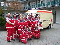 Gruppenbild der neuen Sanitäter
