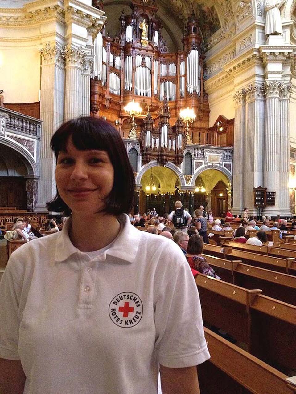 Das DRK beim Berliner Dom Das DRK beim Berliner Dom