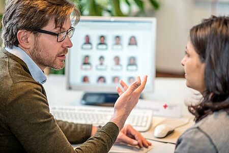 DRK-Suchdienst Trace the Face