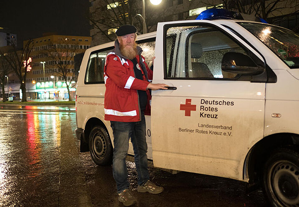 Der Wärmebus bringt Obdachlose in eine Notunterkunft.