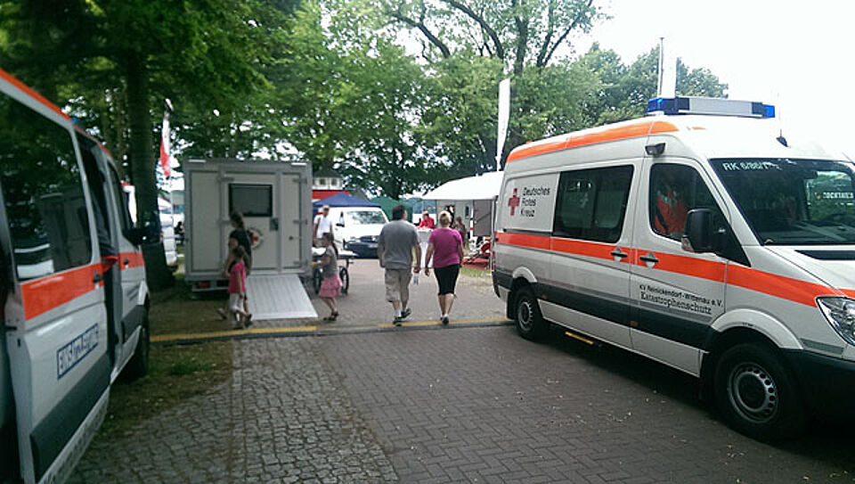 DRK Reinickendorf-Wittenau im Einsatz beim 6. Tegler Hafenfest