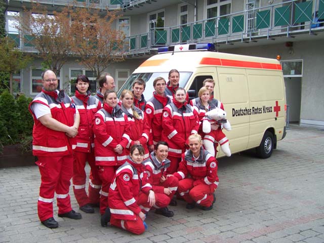 Gruppenbild der neuen Sanitäter