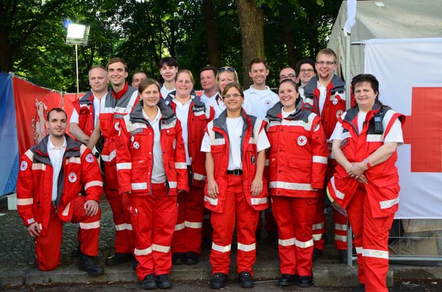 Gruppenbild der Sanitäter Gruppenbild der Sanitäter
